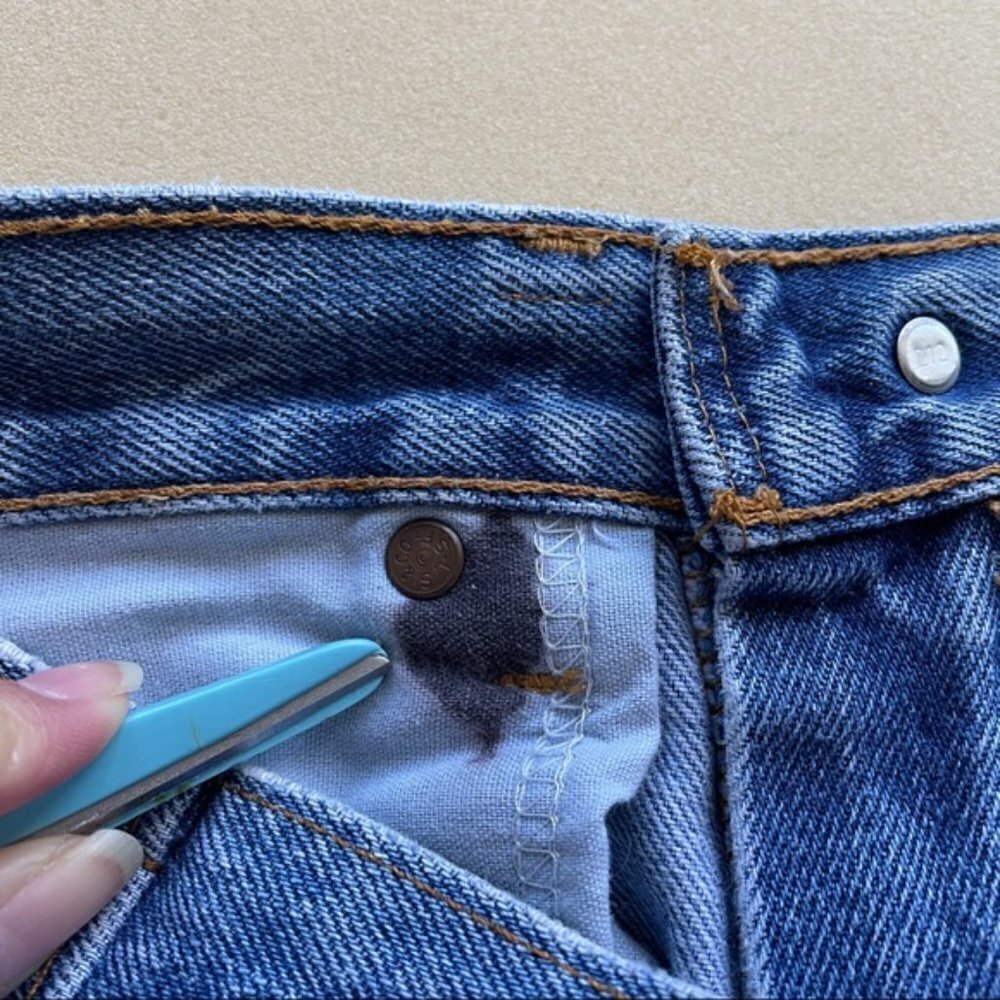 Levi’s Cotton Mid/High-Rise Straight Leg Cropped Culottes Capri Length Jeans 28” - Picture 5 of 8